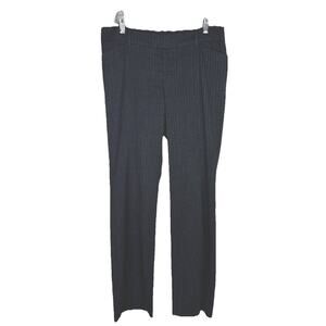 Mossimo Womens Sz 8 stretch herringbone straight leg pants office preppy basic